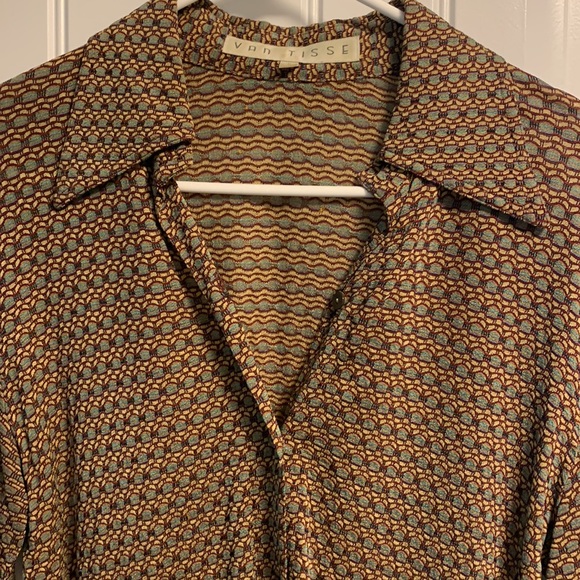 Multi-colored button down - Picture 2 of 7